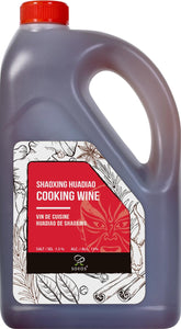 Soeos Shaoxing cooking wine bottle front view showing label and volume