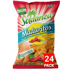 Soldanza front packaging shows 2.5 oz bag and bold branding for quick identification and convenience