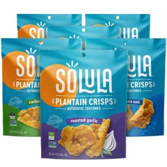 Solula front packaging showing variety pack and convenient six-bag benefit