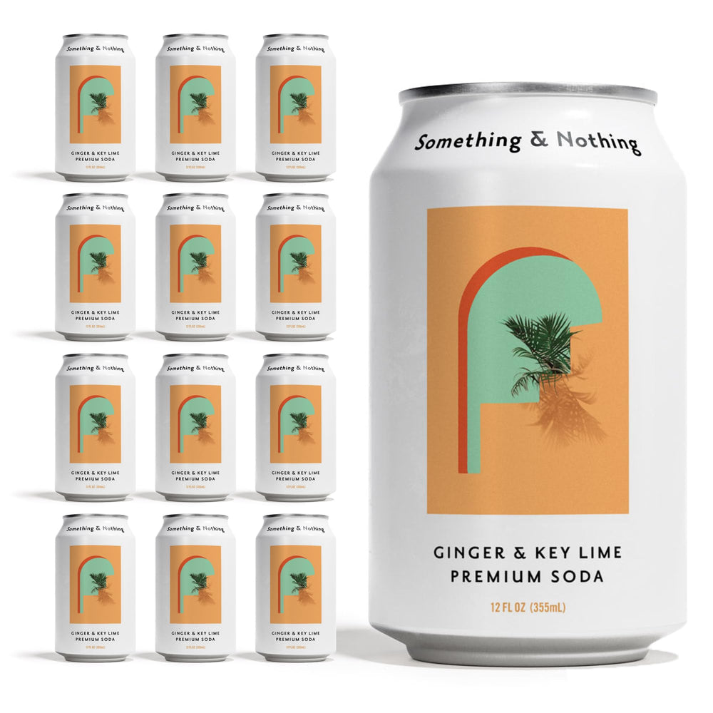 Something & Nothing front packaging showing 12-pack and bold flavor benefit
