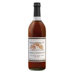 Sonoma Syrup Co front bottle showing product and branding, highlights shelf-stable convenience
