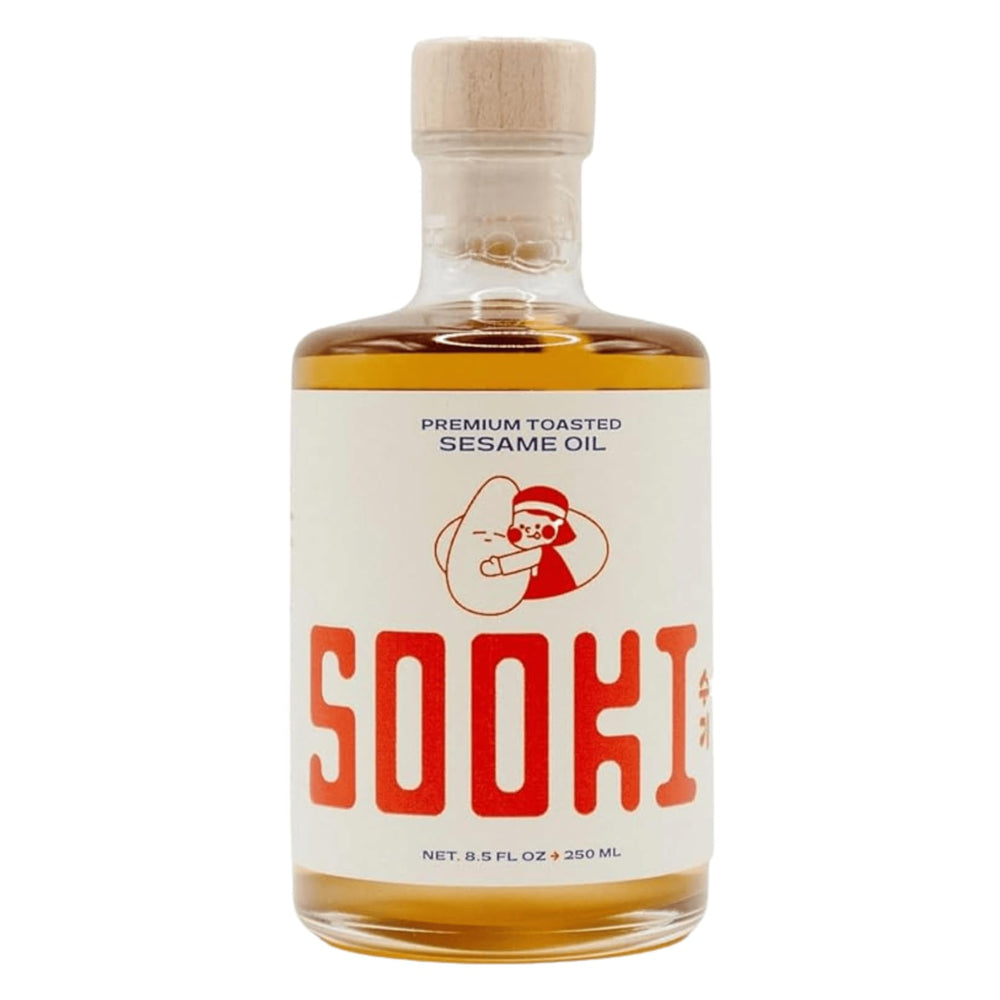 SOOKI bottle front view showing clean label and premium look, adds authentic flavor