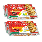 Sophia cracker front packaging shows four sealed 8.8oz bags and clear branding for convenience
