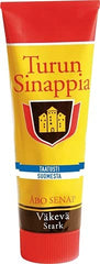 SÖPÖSÖPÖ jar front pack showing red label and bold mustard, perfect for grilling