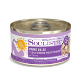 Soulistic front can showing branding and tuna whole meat benefit