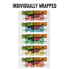 SOUR PATCH KIDS single large gummy detail showing chewy texture and sugar
