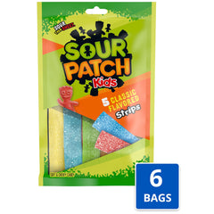 SOUR PATCH KIDS sugar-coated close-up highlighting sour coating texture