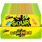 Sour Patch Kids front box view showing brand and easy grab-and-go benefit