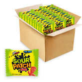 SOUR PATCH KIDS front packaging showing brand and bulk count, highlighting convenience