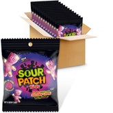 SOUR PATCH KIDS front packaging showing vibrant glow-ups branding and benefit