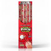 Sour Punch front packaging showing 30 cherry straws and vibrant branding, enticing shoppers