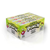 Sour Punch tray front packaging showing colorful straws and brand benefit convenience