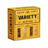 SOUTH FORTY SNACKS front packaging showing 12-bar multipack for convenient supply