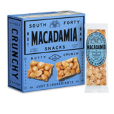SOUTH FORTY SNACKS front packaging showing 12-pack and nutrition benefits