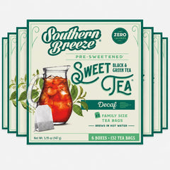Southern Breeze front packaging showing family size box and benefits