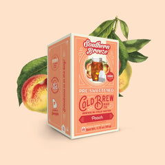 Southern Breeze close-up of a single cold brew tea bag highlighting pre-sweetened convenience