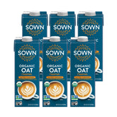 SOWN front packaging showing salted caramel oat creamer benefits
