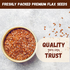 Sownandgrown close-up of whole flax seed texture showing nutty appearance and quality