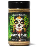 Spanglish Asadero front packaging showing label and 9.1 oz bottle for easy identification