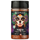 Spanglish front pouch showing label and organic taco seasoning for authentic flavor