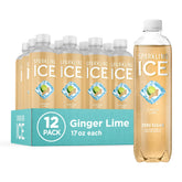 Sparkling Ice front packaging showing ginger lime bottles and bold branding for convenience
