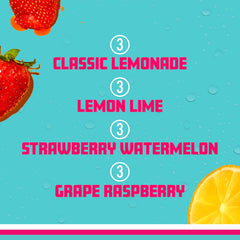 Sparkling Ice Grape Raspberry bottle close-up showing bold berry flavor benefit