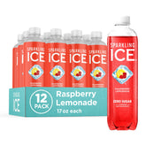 Sparkling Ice front packaging showing 12-bottle multipack and bold flavor branding