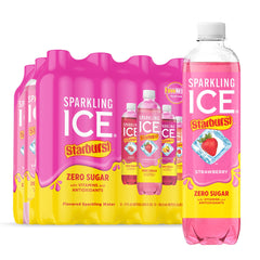 Sparkling Ice front packaging showing variety pack and vibrant colors benefits refreshment