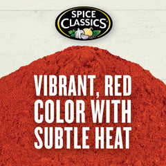 Spice Classics paprika sprinkled on deviled eggs adding visual appeal and mild flavor benefit