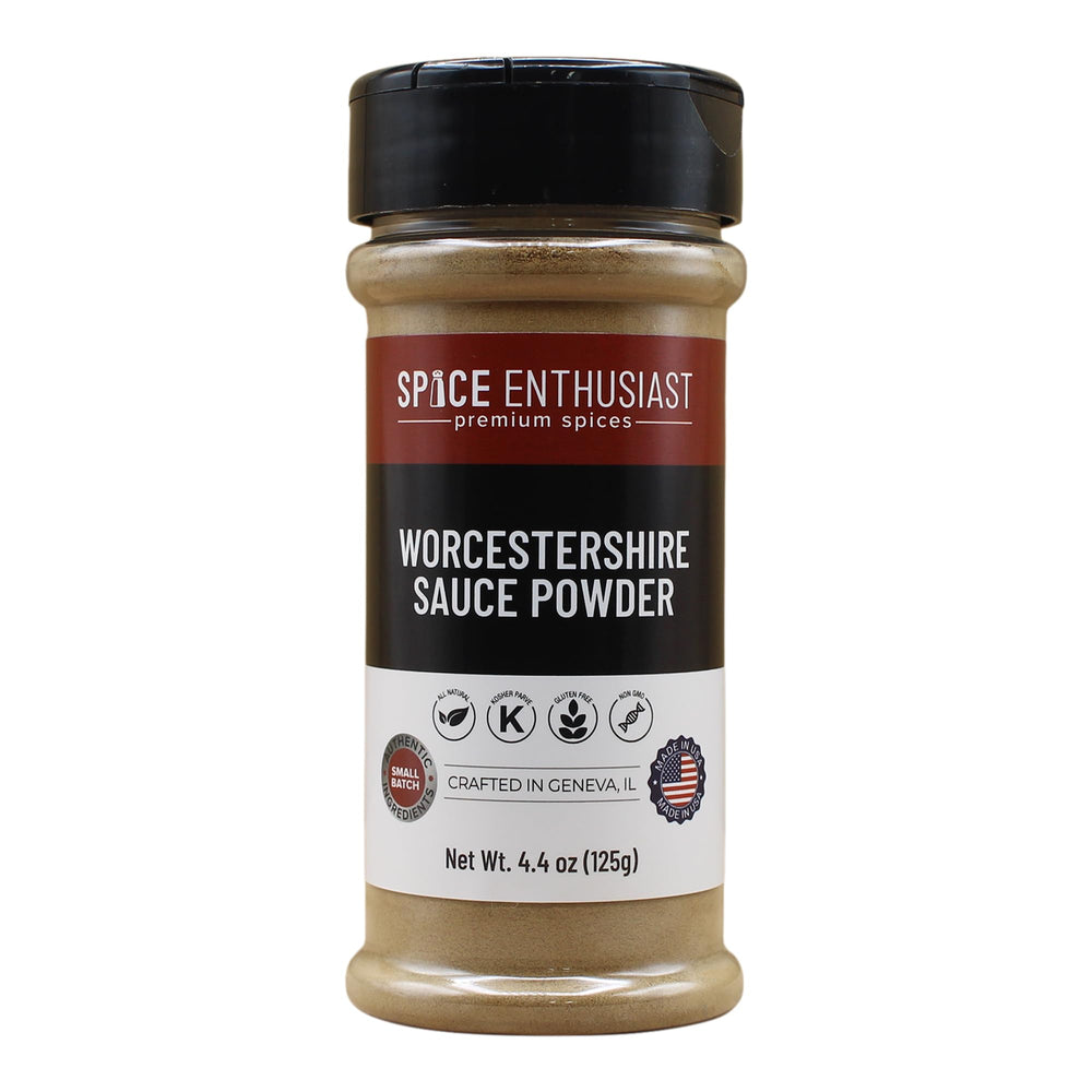 SPICE ENTHUSIAST front label showing product and benefits