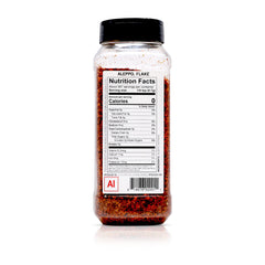 Spiceology Aleppo pepper flakes close-up showing fruity texture and color depth