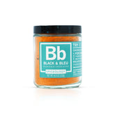 Spiceology jar front label showing blend name and size, clear branding benefit