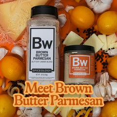 Spiceology blend sprinkled on roasted vegetables, boosting savory, caramelized edges