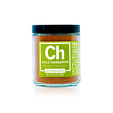 Spiceology jar front view showing Chile Margarita citrus-seasoning for grilling