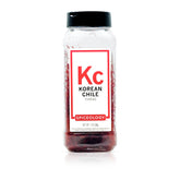 Spiceology front packaging showing fresh chile threads and branding benefit