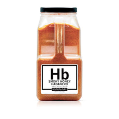 Spiceology front packaging showing 112 oz tub and clear label for easy identification and storage