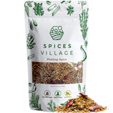 Spices Village front packaging showing resealable bag and brand clarity, convenient storage benefit