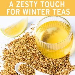 Spices Village open pouch spilling granulated lemon peel showing texture and ready-to-use convenience