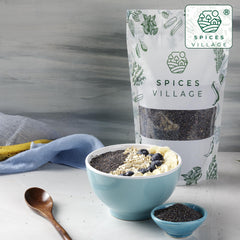 Spices Village close-up of poppy seeds texture highlighting fine crunch