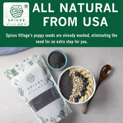 Spices Village opened pouch with zipper showing freshness and easy storage