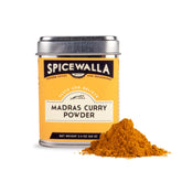 Spicewalla jar front showing label and seal, highlights freshness benefit