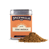Spicewalla jar front view showing brand and masala chai spice for quick identification and flavor planning