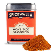SPICEWALLA front packaging showing tin and label, easy pantry grab benefit