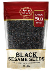 Spicy World front packaging of 3 lb bag showing label and weight benefit