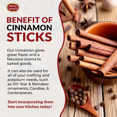 Spicy World sticks beside a ruler demonstrating 3+ inch length for predictable portioning