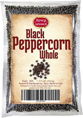 Spicy World front bag view showing label and quantity, highlights value