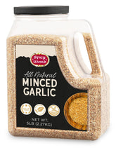 Spicy World front jar view showing label and bulk supply benefit