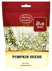 Spicy World front packaging 2 lb bag showing product and resealable pouch benefit