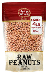 Spicy World front packaging 4 lb bag showing brand and size benefit