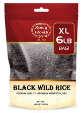 Spicy World front packaging showing 6 lb bag and premium label benefit